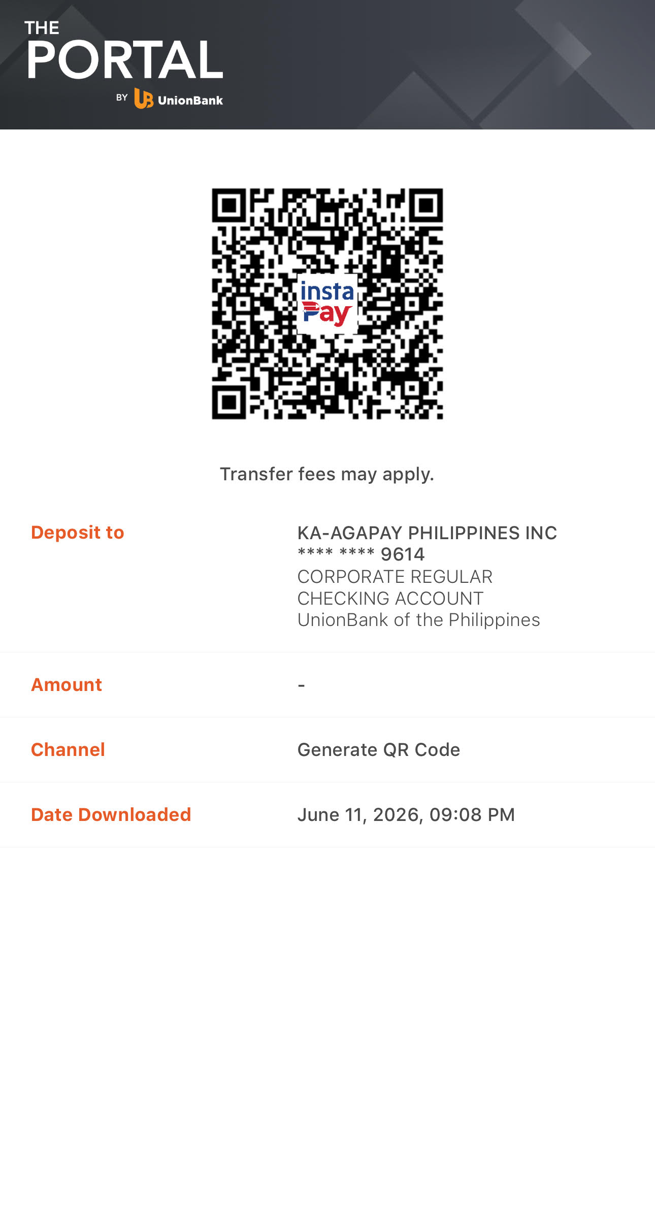 UnionBank QR